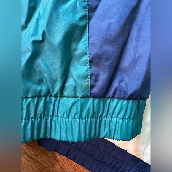 Vintage JC Penny 90s USA Olympic Color block Windbreaker Jacket. Men’s medium. - Picture 5 of 12